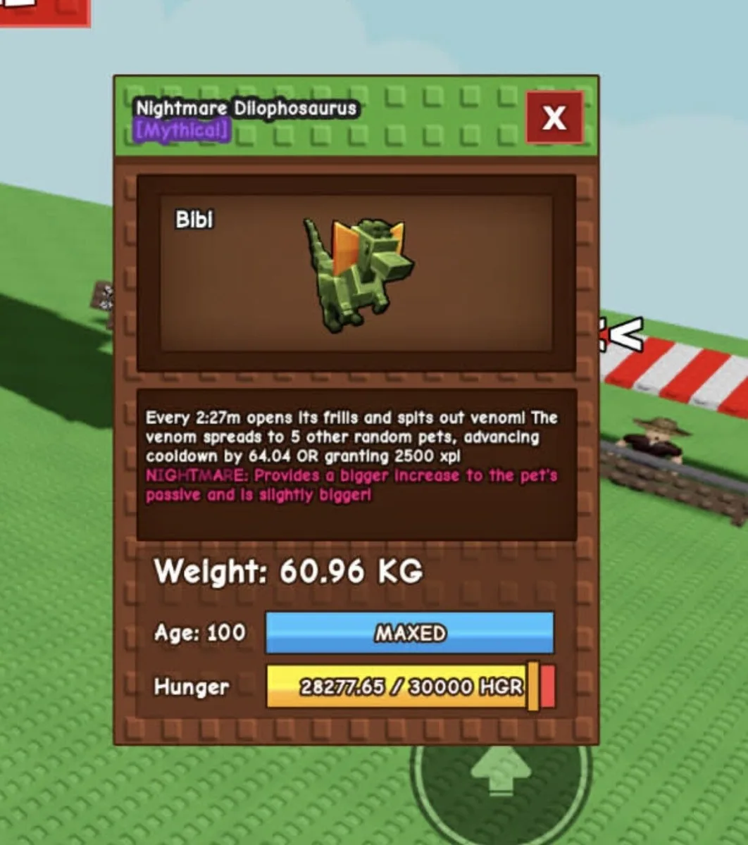 Huge Dilophosaurus 60.96kg