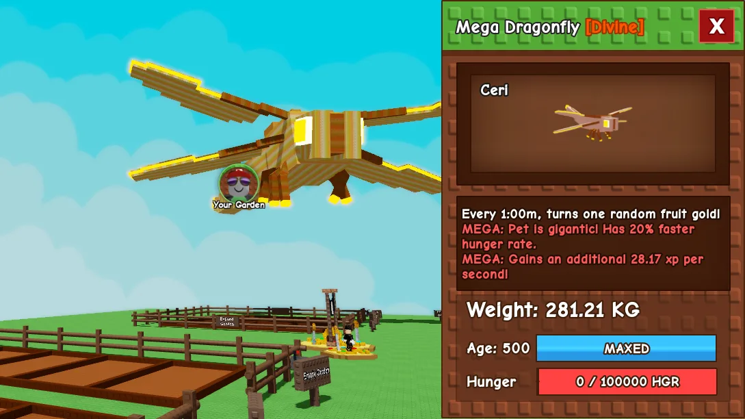 281.03kg Mega Dragonfly