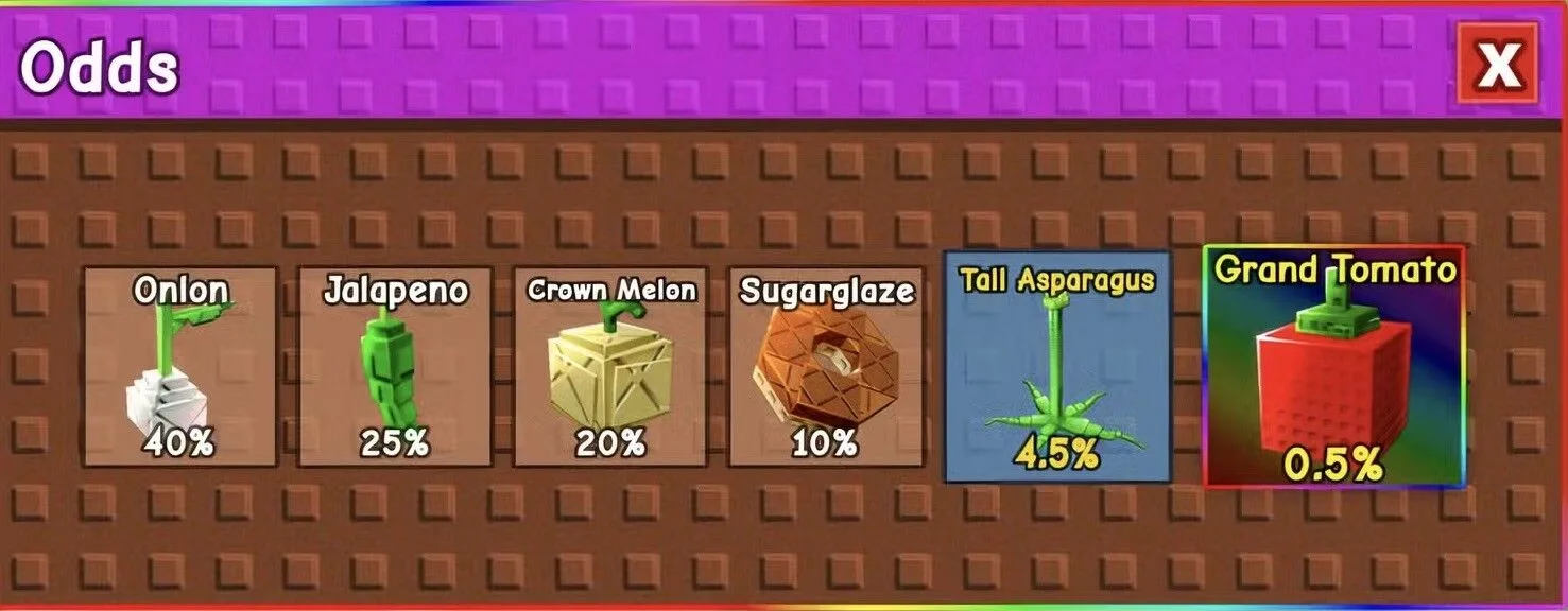 10x Exotic Gourmet Seed Packs