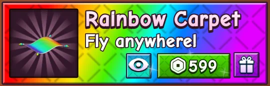 Rainbow Carpet (599 RR) — Account account