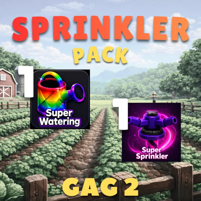 1 SUPER SPRINKLER & 1 SUPER WATERING - GROW A GARDEN — Account account
