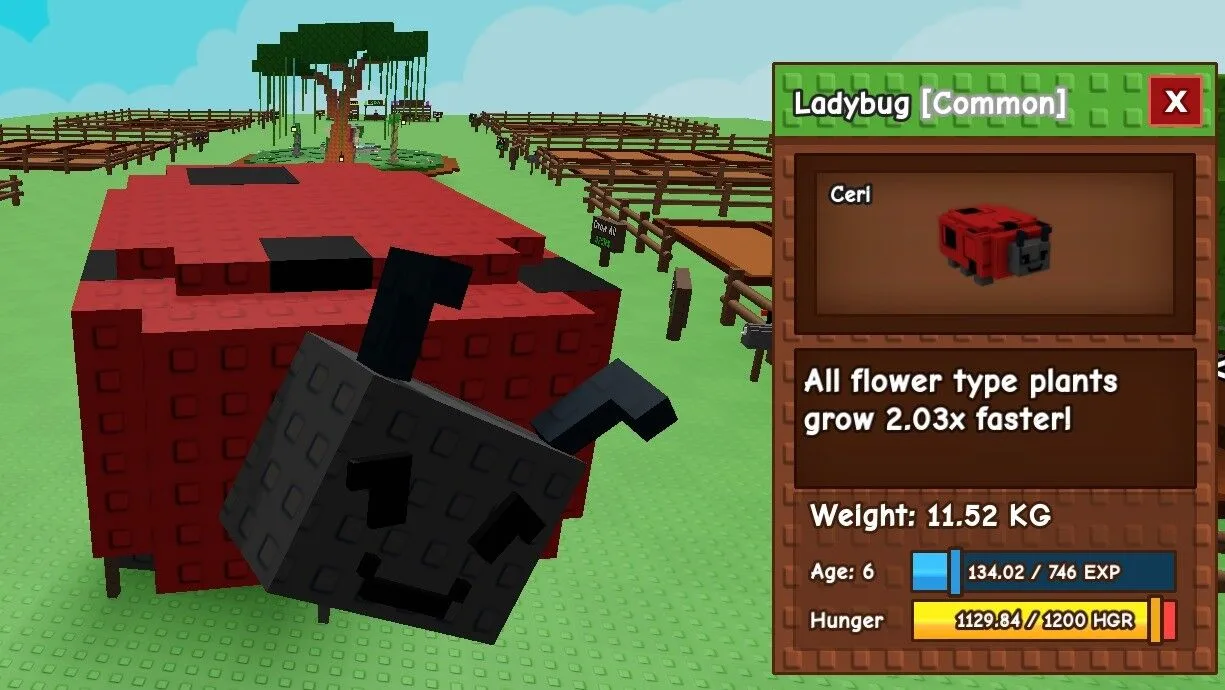 HUGE/GIANT/TITAN LADY BUG 80KG WHEN AGE 100 - GROW A GARDEN ROBLOX - CHEAP AND FAST DELIVERY — Account account