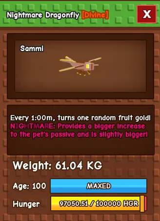 Nightmare Dragonfly 60kg