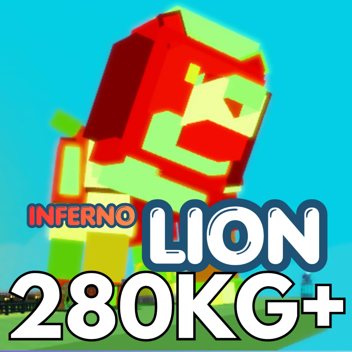 Huge INFERNO Lion 280KG + Age 500 INSTANT DELIVERY