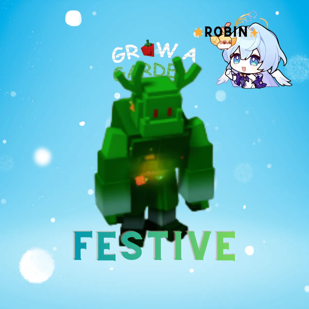 Festive Hatch Yeti - Festive Yeti - Grow a Garden — Account account