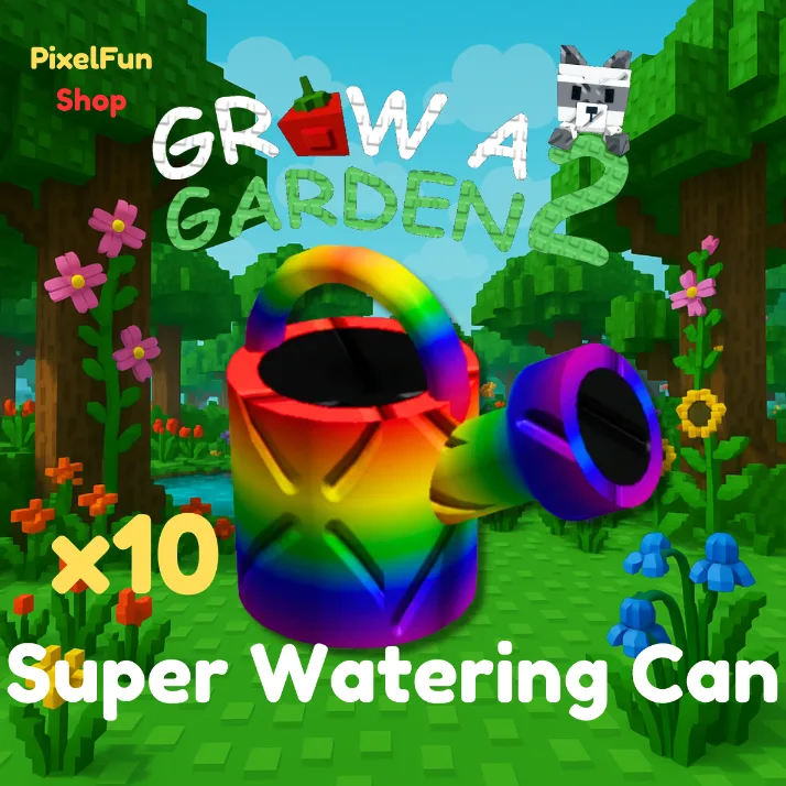 x10 Super Watering Can - Grow A Garden 2 (GAG2) Roblox FAST DELIVERY — Account account