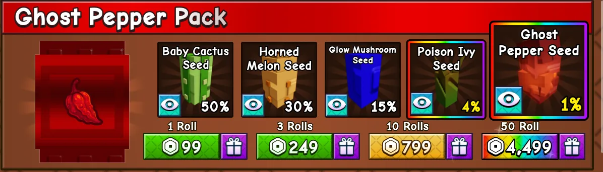 Ghost Pepper Seed (Mythic)