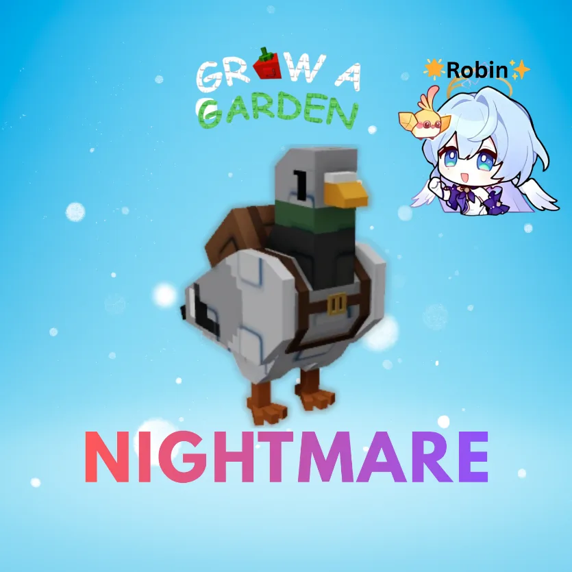 Nightmare Messenger Pigeon - Pet For Event - Grow a Garden — Account account