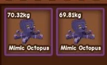 2x Mimic Octopus 69KG ++ 15 SEC MAX CD - NO TOY Hyper Hunger / Venom Mutation