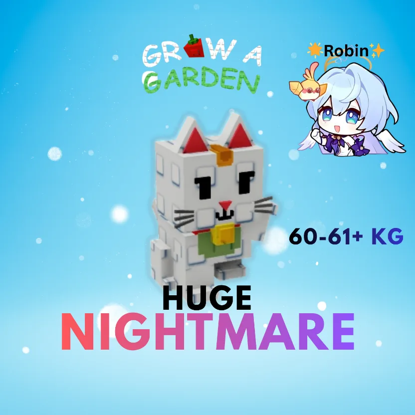 HUGE Nightmare Maneki Neko - 60-61+KG - Grow a Garden — Account account