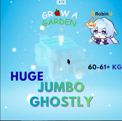 HUGE JUMBO Ghostly Tomb Marmot - 60-61+KG - Legendary Rare Edition - Grow a Garden — Account account