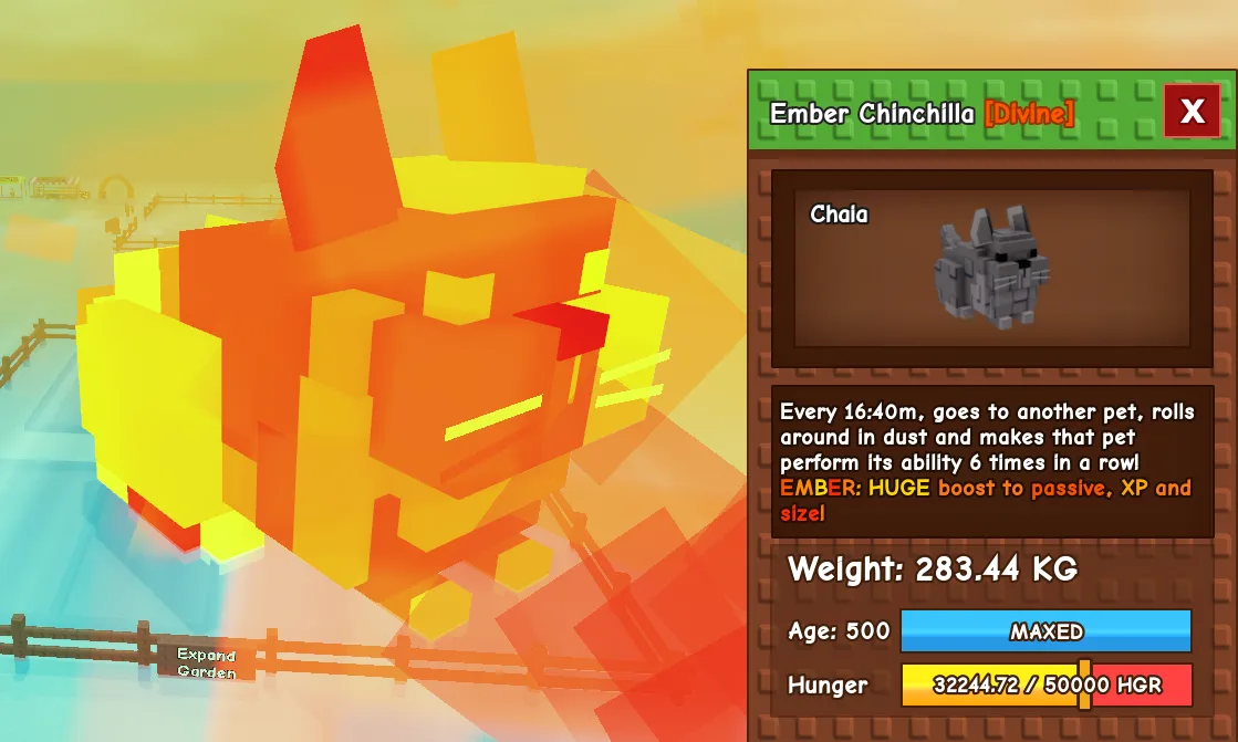 283.44kg Ember Chinchilla