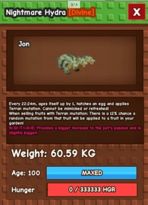 HUGE HYDRA NM / VENOM / EVER 60KG - 61KG — Account account