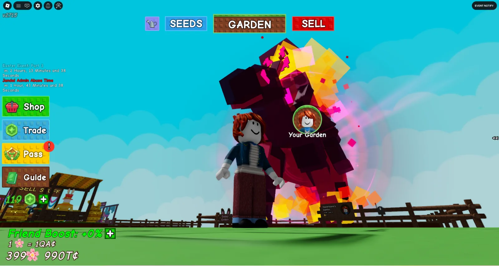 HUGE Nightmare Headless Horseman 61.40KG Age 100 l Cheapest l Grow A Garden l Check Description