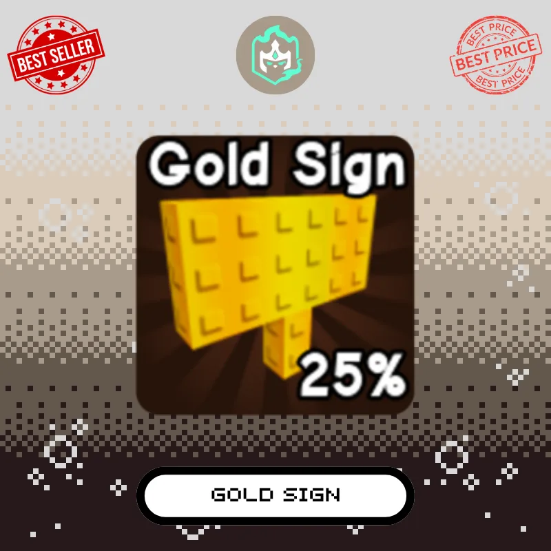 Gold Sign Clean & Safe Guaranteed Instant Delivery