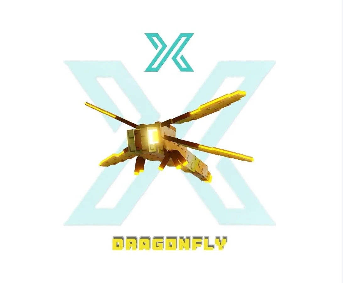 4x Dragonfly Grow a Garden