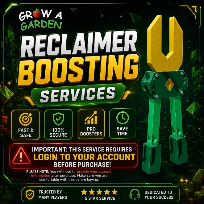 Reclaimer boosting services +1000 Reclaimer — Account account