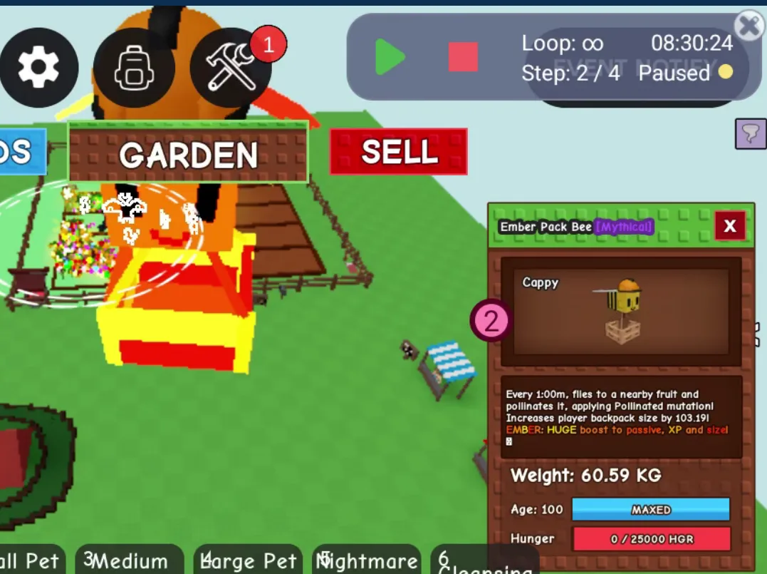 60kg+ Ember Pack Bee super handsome and rare