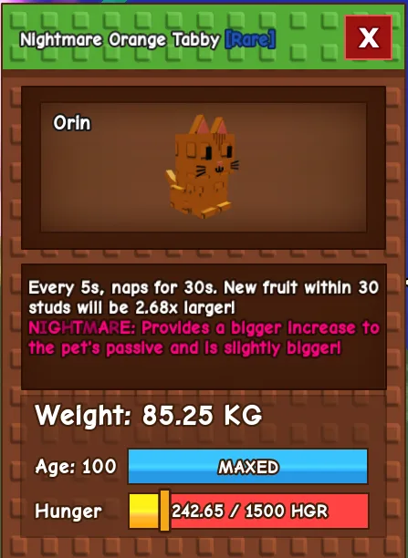 5s Titanic Nightmare Orange Tabby 85.25KG INSTANT DELIVERY — Account account
