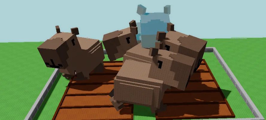 1x Titanic Capybara (60kg-130kg) when maxed