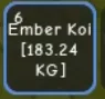 Ember koi 180KG+ Age 500+
