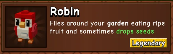 Robin Legendary Pet — Account account