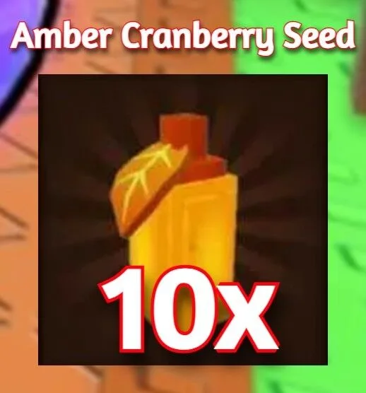 Amber Cranberry Seed (Super)