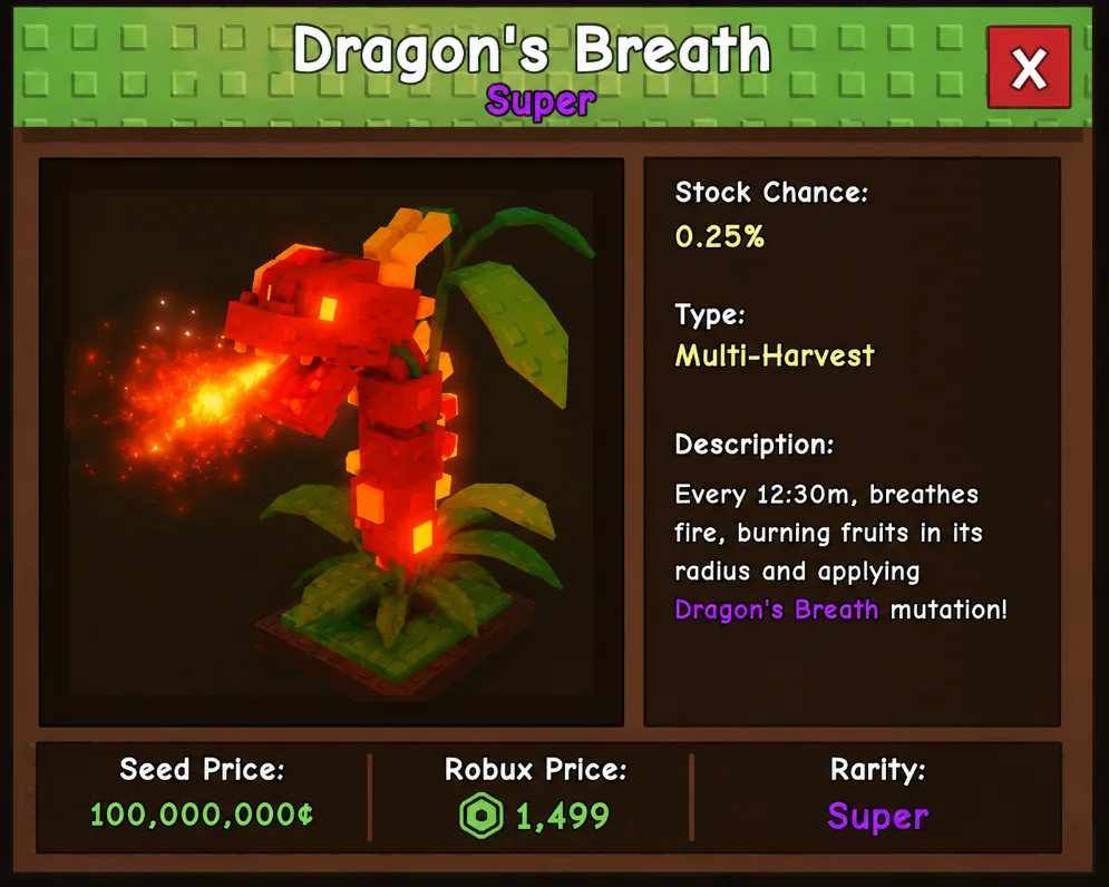 Dragon's Breath Seed (Super)