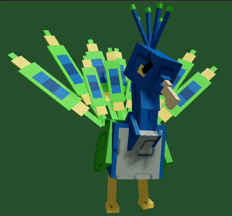1x Shiny Peacock Grow a Garden — Account account