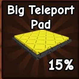 BIG TELEPORT PAD x1 GROW A GARDEN 2 FAST DELIVERY ! CHEAPEST ! (VIA MAILBOX)