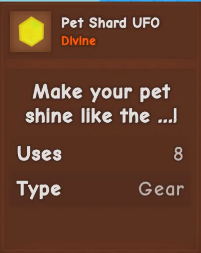 UFO Shard Service - 30 ABILITY BOOST