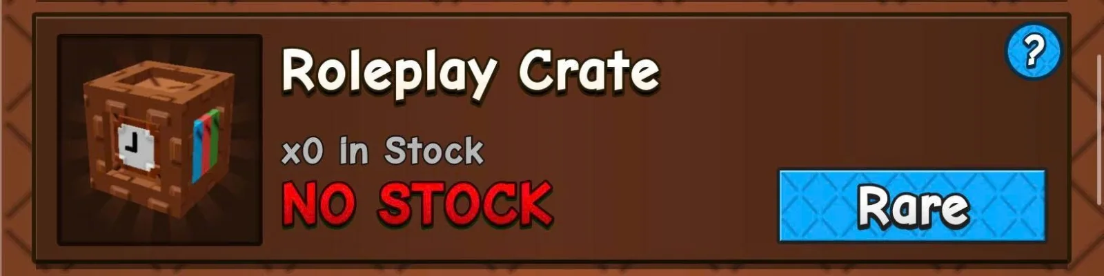 x1 Roleplay Crate Grow A Garden2 Have Stock1300