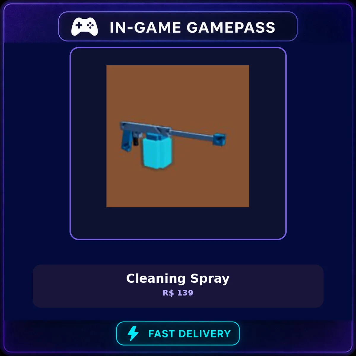 Cleaning Spray 139 Robux
