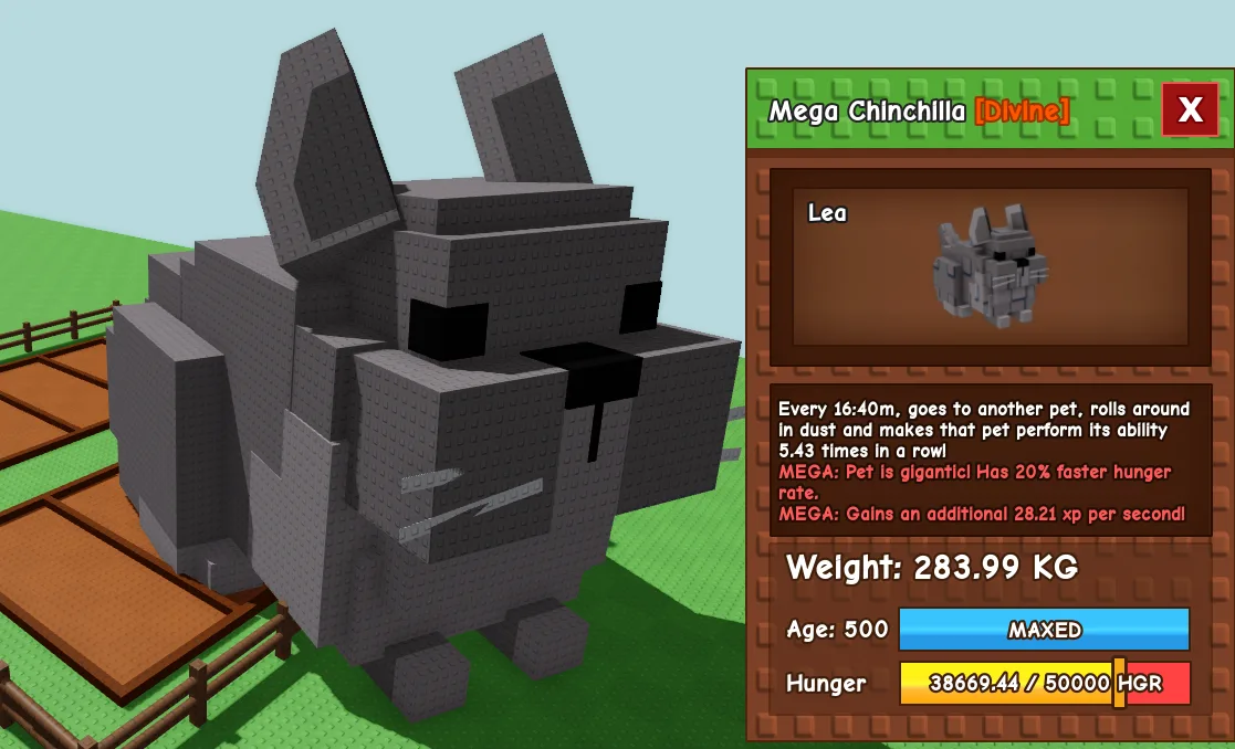 283.99kg Mega Chinchilla