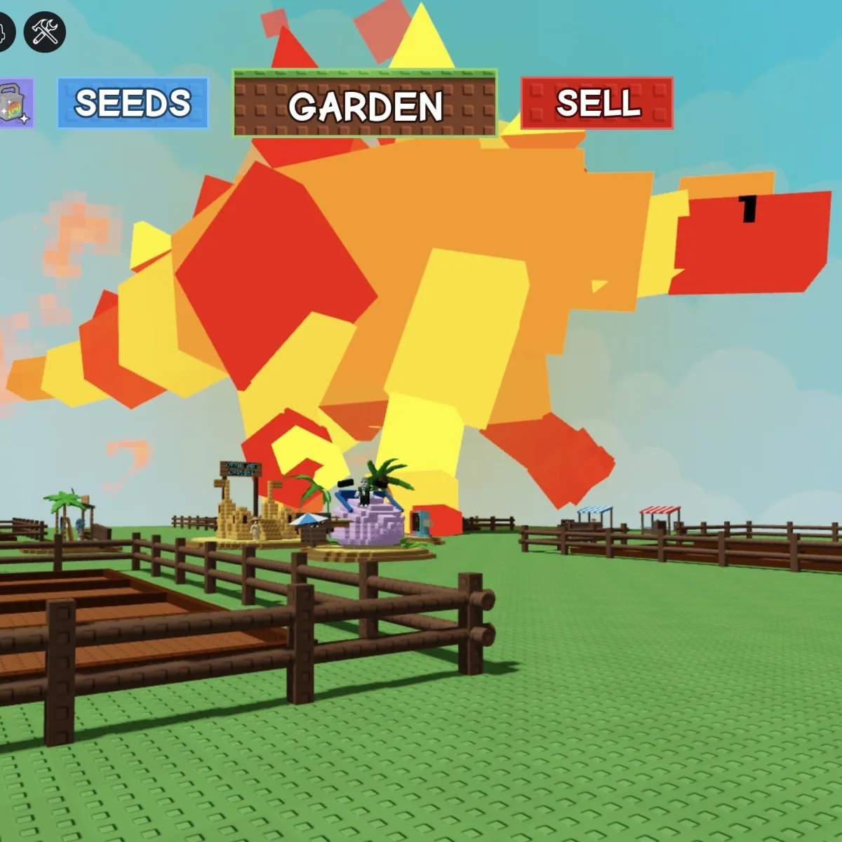 Level 500 - Ember Stegosaurus 437.94 kg (Bigger Than Your Garden Base) - non Dupe - CLEAN No Toy