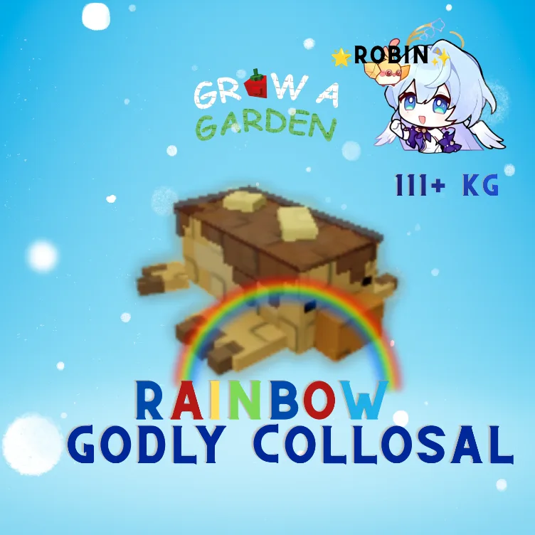 GODLY Collosal Rainbow Pancake Mole -110+KG - Grow a Garden