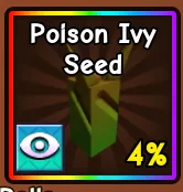Poison Ivy Seed - Grow A Garden 2 — Account account