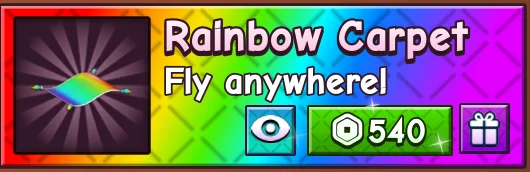 RAINBOW CARPET — Account account
