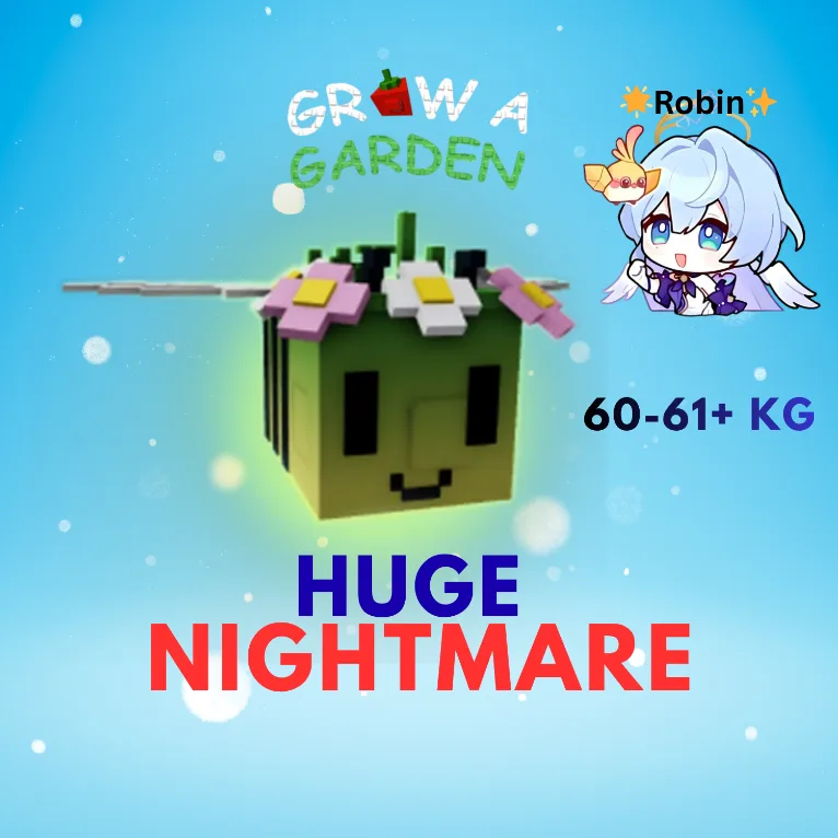 HUGE Nightmare Spring Bee - 60-61+KG - Grow a Garden