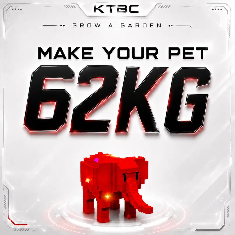 Grow A Garden 62KG Boosting Fast Process Trusted Seller READ DESCRIPTION KTBC