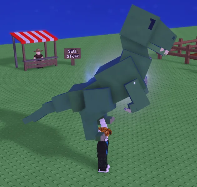 Shiny T-Rex GROW A GARDEN FAST DELIVERY