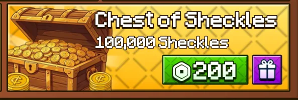 Buy 100,000 Sheckles Gamepass Cheap Grow a Garden 2 Instant Delivery - 200R