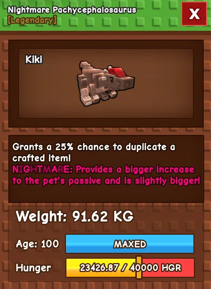 91KG NIGHTMARE PACHYCEPHALOSAURUS — Account account