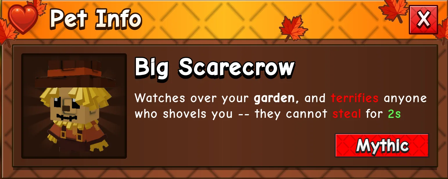 1x Big Scarecrow (Mythic)