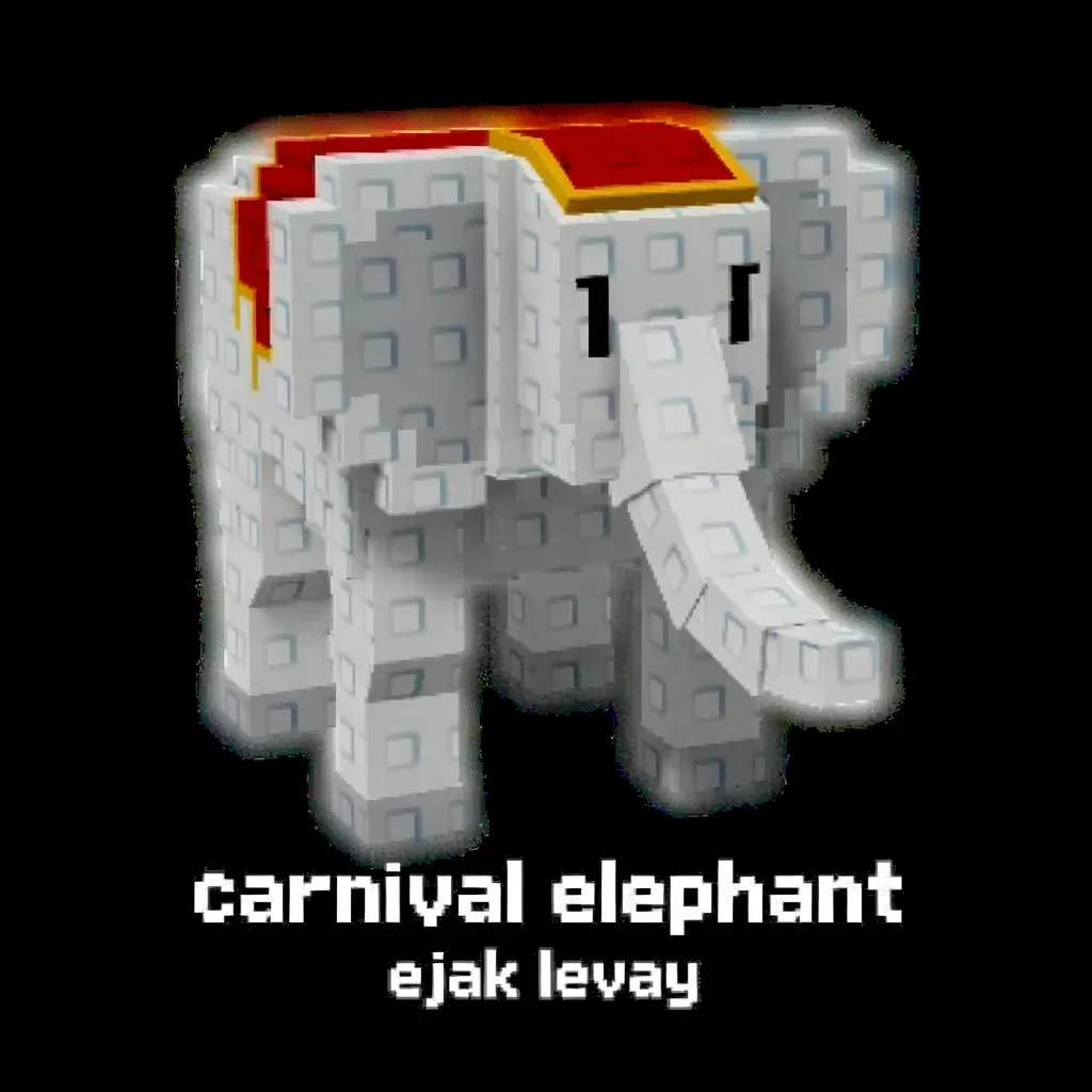 HUGE CARNIVAL ELEPHANT 60KG AGE 100 NIGHTMARE CARNIVAL ELEPHANT — Account account