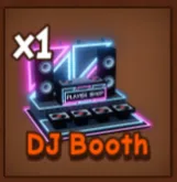 DJ Booth Grow a Garden