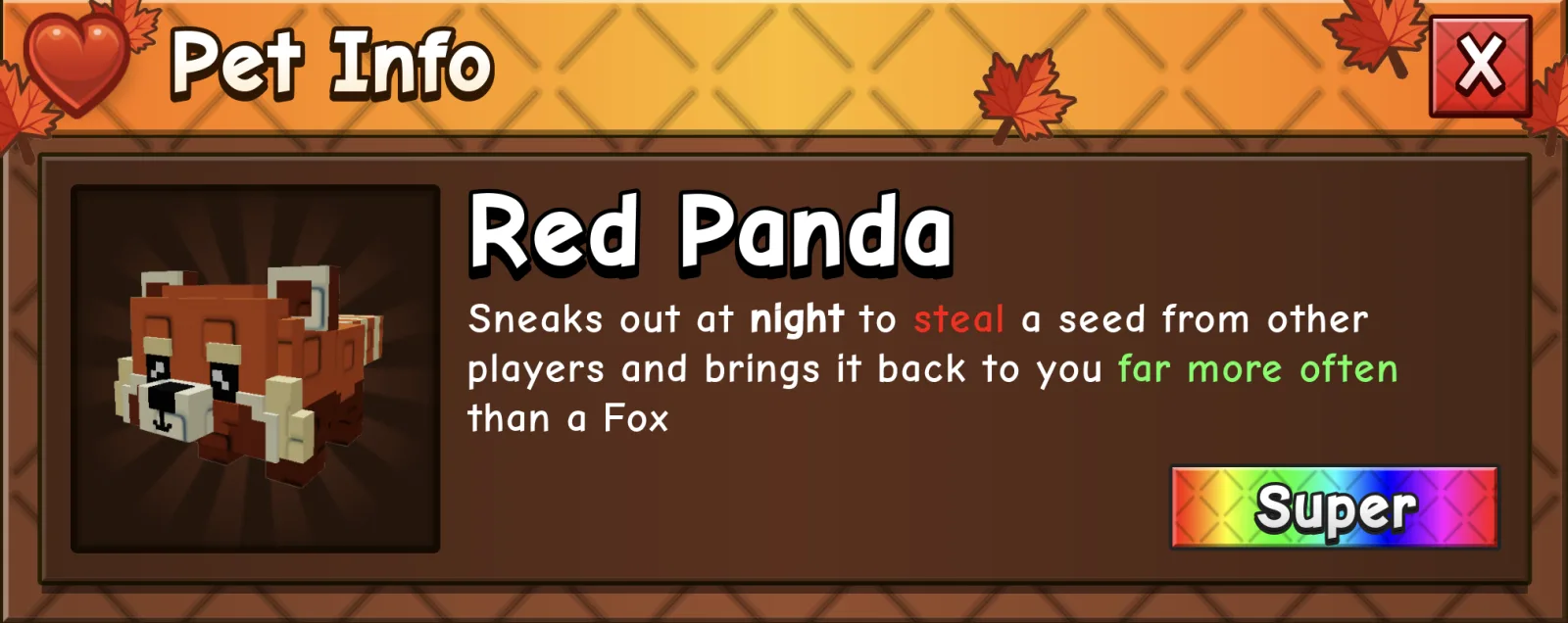 Red Panda (Super)