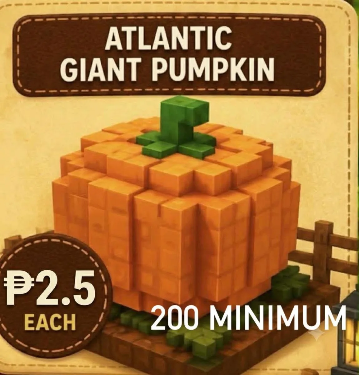 Atlantic Giant Pumpkin Seed (Legendary)