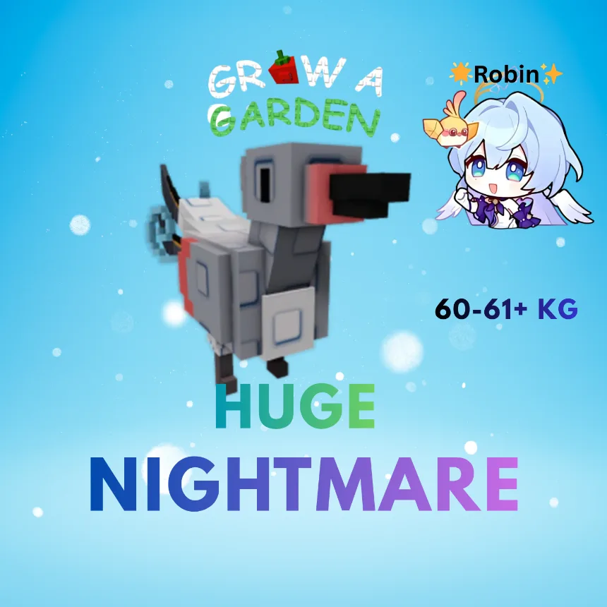 HUGE Nightmare Lyrebird - 60-61+KG - Grow a Garden — Account account