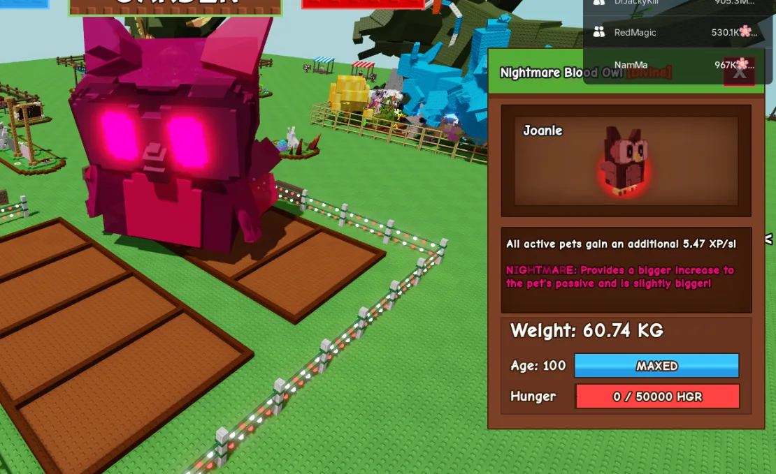 60kg nightmare blood owl super handsome